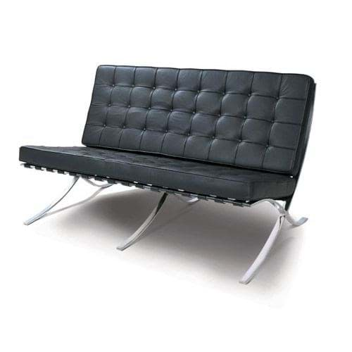 Picture of Mies van der Rohe Barcelona - Loveseat sofa (1929)